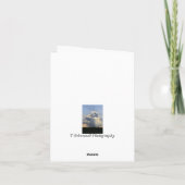 Pensée à vous carte vierge (Dos)