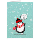 Pensée à vous pingouin (Devant)