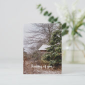 Pensée Abandonnée De Vous Carte Postale (Debout devant)