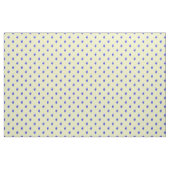 Pensée bleue sur jaune - Tissu (Yard)