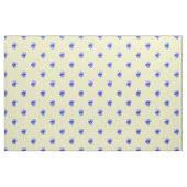 Pensée bleue sur jaune - Tissu (Fat Quarter)