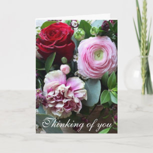 Pensée florale de votre carte