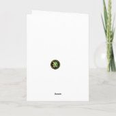 Pensée française à vous carte de fleur avec le (Dos)