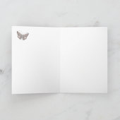 Pensée moderne de vous Carte avec Angel (Intérieur)