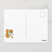 Pensée personnalisée de vous Carte Bouquet Vintage (Dos)