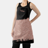 Penseel Glitter Roos Gold Black - Aangepast Schort (Insitu)