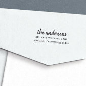 Penseel Letterlijk retouradres Zelfinktende Stempel