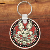 Penseel met Sleutelhanger bij overlijden (Voorkant)