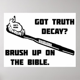 Penseel op de Bijbel Poster