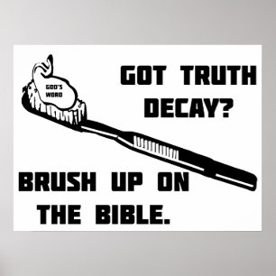 Penseel op de Bijbel Poster