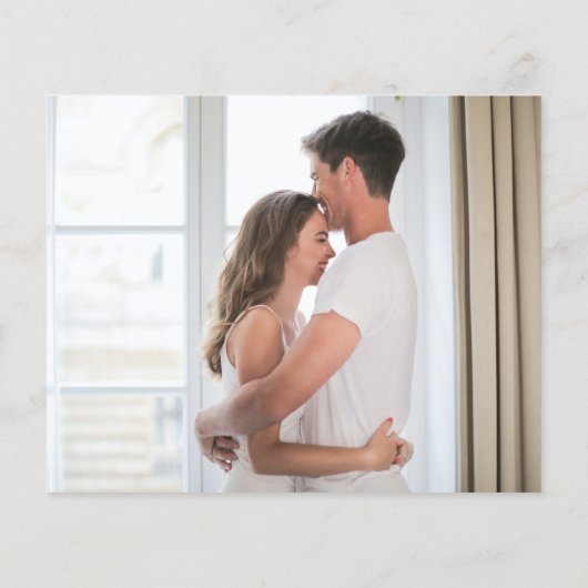 Penseel script foto Weddenschap RSVP (Achterkant)