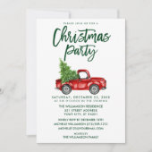 Penseel Script Red  Truck Party GB Kaart (Voorkant)