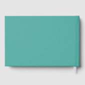 Penseel Script Tropical Floral Family Beach House Gastenboek (Achterkant)