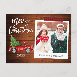 Penseel Script Truck Instant Photo Tape Kerstmis Briefkaart