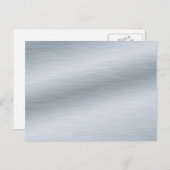 Penseel Silver-kijk achtergrond Briefkaart (Voorkant / Achterkant)