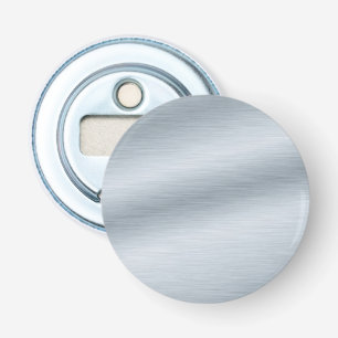Penseel Silver-kijk achtergrond Button Flesopener
