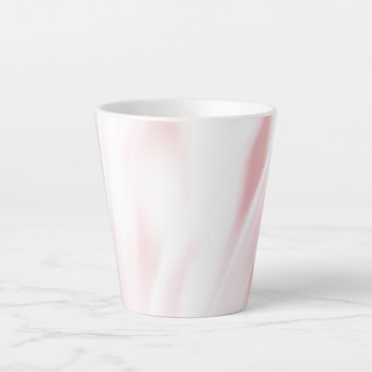 Penseel Zacht Roze Latte Mok (Voorkant)