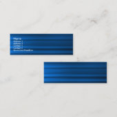 Penseelblauw Mini Visitekaartje (Voorkant / Achterkant)