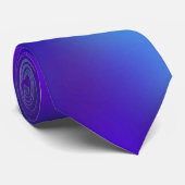 Penseelblauw Stropdas 2 (Opgerold)