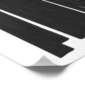 Penseellijnen Poster (Hoek)