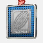 Penseelmetaal-kijk Rugby Metalen Ornament (Links)