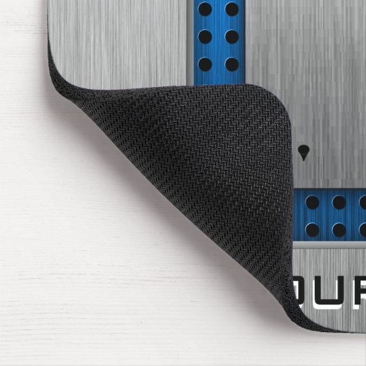 Penseelmetalen blik Golf Muismat (Hoek)