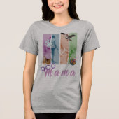 Penseelpanelen Hond Mama Trendy Tri-Blend Shirt (Voorkant)