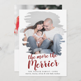 Penseelrood meer de aankondiging van de Merrier Bi