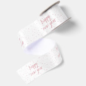 Penseelscript Faux Roos Gold Glitter Lint (Achterkant)