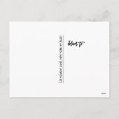 Penseelscript, Happy New Year Photo Feestdagenkaart (Achterkant)