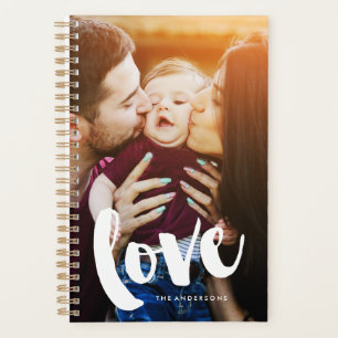 Penseelscript "Love" Overlay Foto Planner