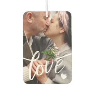 Penseelscript Overlay Love Foto's Luchtverfrisser