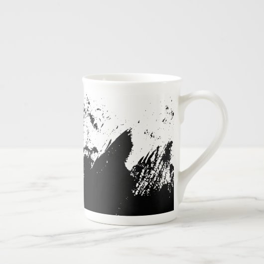 Penseelstreek 10 porselein kop (Rechts)