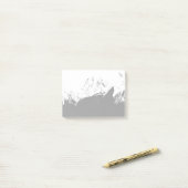 Penseelstreek 11 post-it® notes (Op bureau)