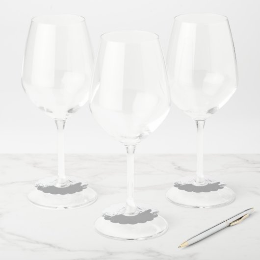 Penseelstreek 11 wijnglaslabel (Set)