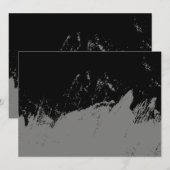 Penseelstreek 2 feestdagenkaart (Voorkant / Achterkant)