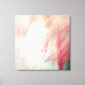 Penseelstreek Abstracte canvasprint Canvas Afdruk (Voorkant)