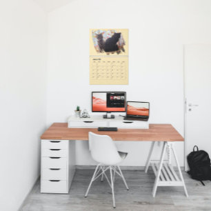 Penseelstreek Openende Katachtig Meesterwerk Foto Kalender