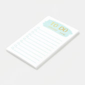 Penseelstreek | Procrastinator moet lijst uitvoere Post-it® Notes (Schuin)