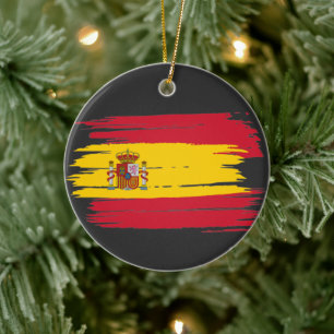 Penseelstreek Spanje Keramisch Ornament