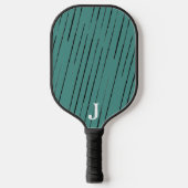 Penseelstreken Aangepast inspringend pedaalpeddel Pickleball Paddle (Voorkant)