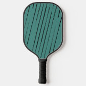 Penseelstreken Aangepast inspringend pedaalpeddel Pickleball Paddle (Achterkant)