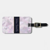 Penseelstreken abstracte structuur bagagelabel (Voorkant horizontaal)