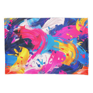 penseelstreken kussensloop