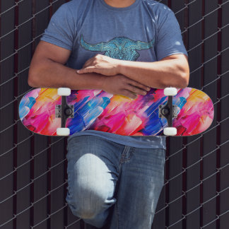 penseelstreken patroon 2 skateboard