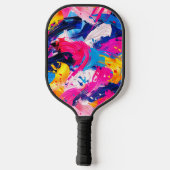 penseelstreken pickleball paddle (Achterkant)