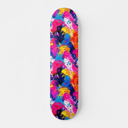 penseelstreken skateboard (Voorkant)