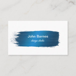 Penseelstreken, structuur. Tekst. Visitekaartje