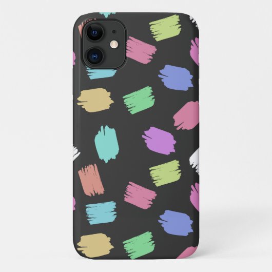 Penseelstreken verven, kleurrijke penseelstreken Case-Mate iPhone case (Achterkant)