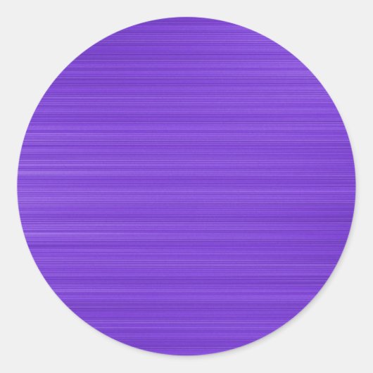 Penseelviolet Ronde Sticker (Voorkant)